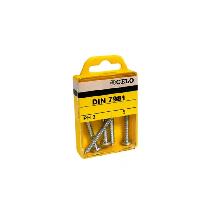 Blister brico tornillo din-7981 3,5x16mm zn Disponible Ahora