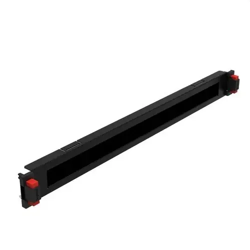 Directo De Fábrica ENTRADA CABLES CEPILLO 19″ METAL 1U