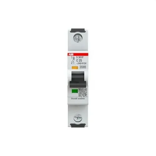 INTERRUPTOR AUTOMÁTICO S301P-C25 1P 25A CLASE C 25kA Ordenar Ahora Mismo