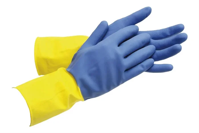 Liquidación GUANTE BICOLOR LATEX REFORZ. TALLA 8 (M) venta unitaria
