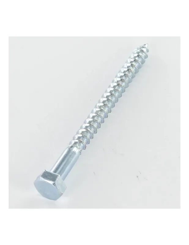 Precio De Oferta 1 x Tirafondo 6X20 F.T Acero cincado blanco