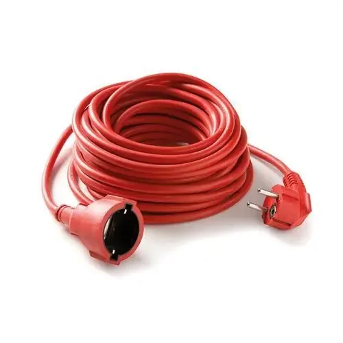 PROLONGADOR MANGUERA 3×1.5mm² 10m ROJO 16A-250V 3600W Precio De Fábrica