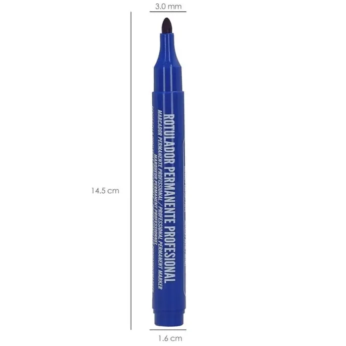 Rotulador Permanente Profesional Azul Pago Seguro