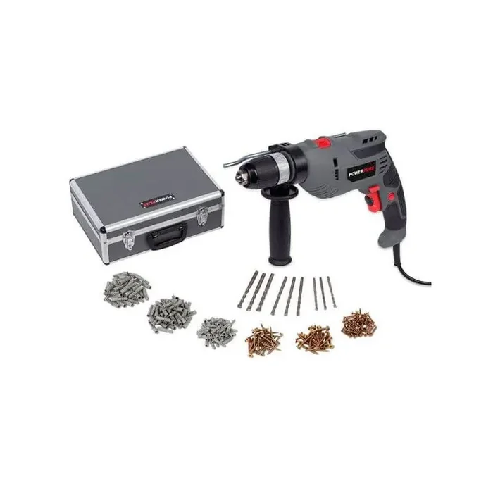 Set Taladro Electrico Percutor Rever. 720W + 259 Accesorios Varo Favorito De Clientes